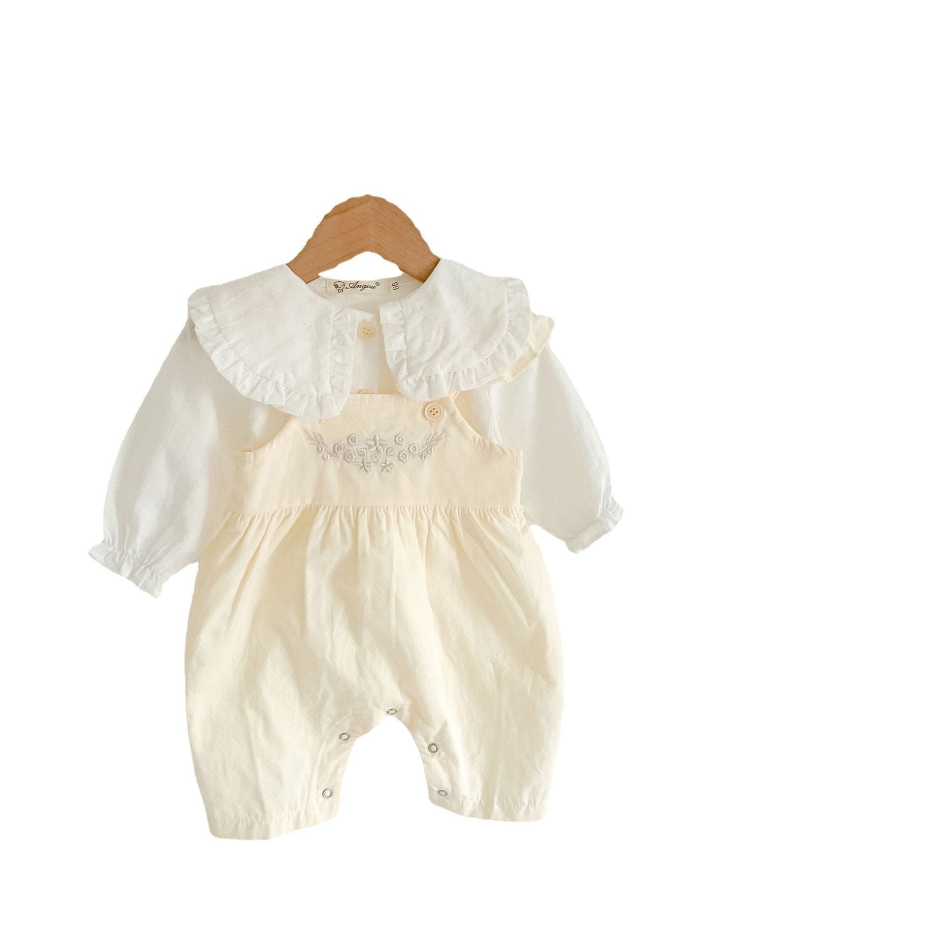 Baby Girl's Loose Adjustable Suspender Romper kids fashion novaa