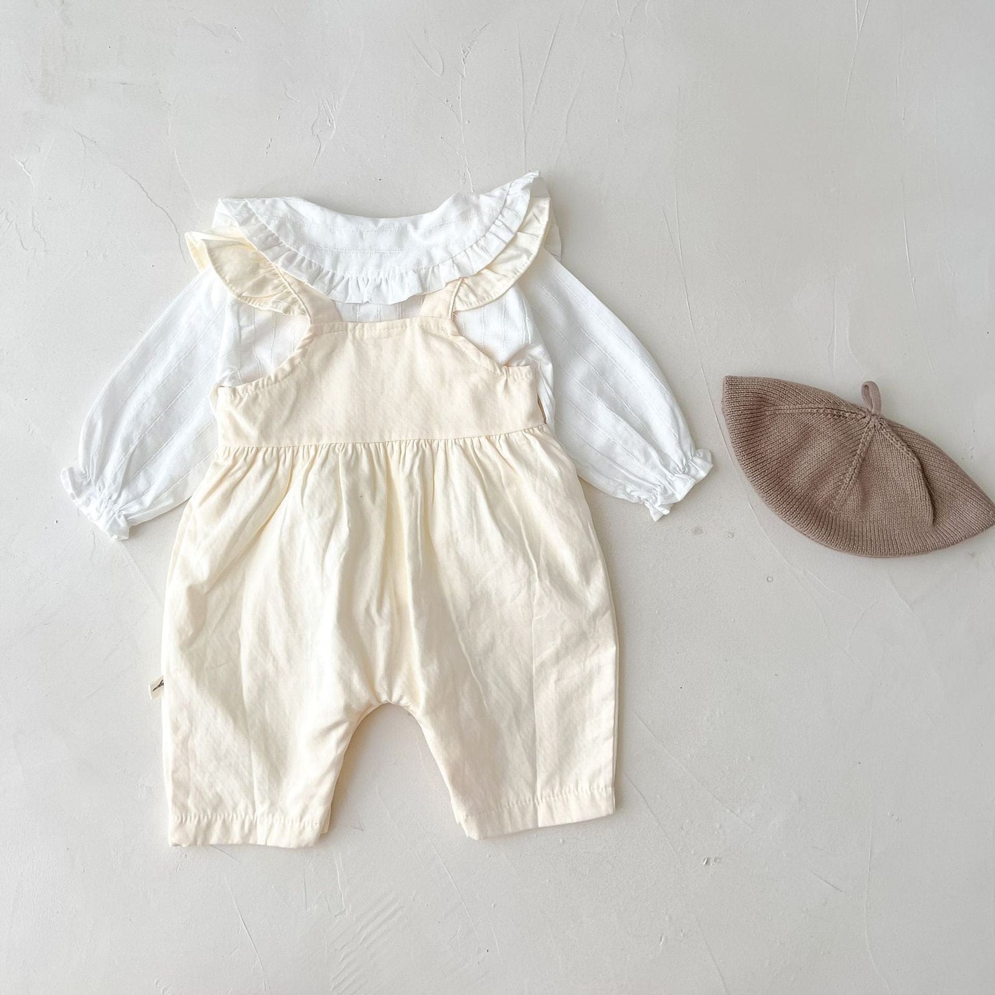 Baby Girl's Loose Adjustable Suspender Romper kids fashion novaa