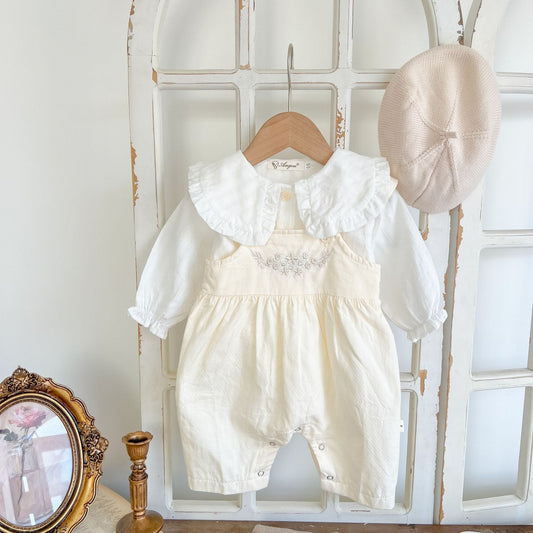 Baby Girl's Loose Adjustable Suspender Romper kids fashion novaa
