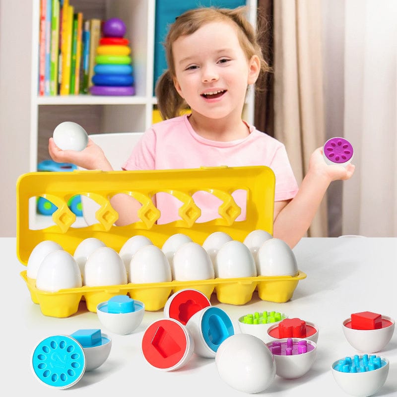 Baby Learning Educational Toy Smart Egg Toy Games Shape Matching Sorters Toys Montessori Eggs Toys For Kids Children kids fashion novaa