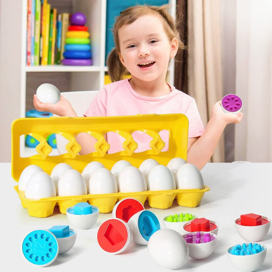 Baby Learning Educational Toy Smart Egg Toy Games Shape Matching Sorters Toys Montessori Eggs Toys For Kids Children kids fashion novaa