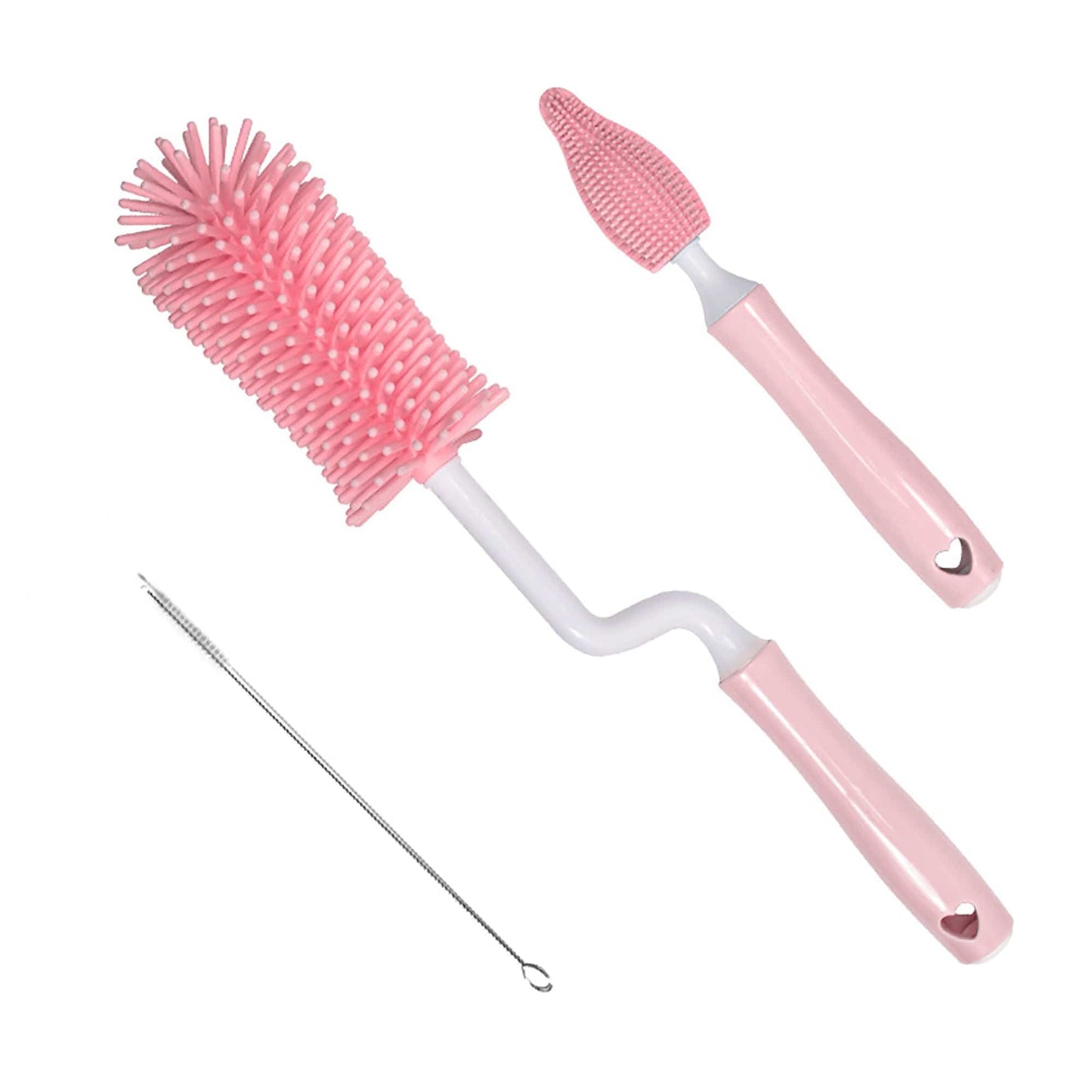 Baby Silicone Baby Bottle Brush Straw Scrubbing Baby Bottle Brush Cleaning kids fashion novaa