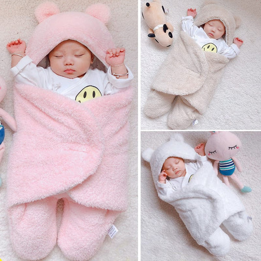Baby Sleeping Bag Envelope for Newborn Baby Winter Swaddle Blanket kids fashion novaa