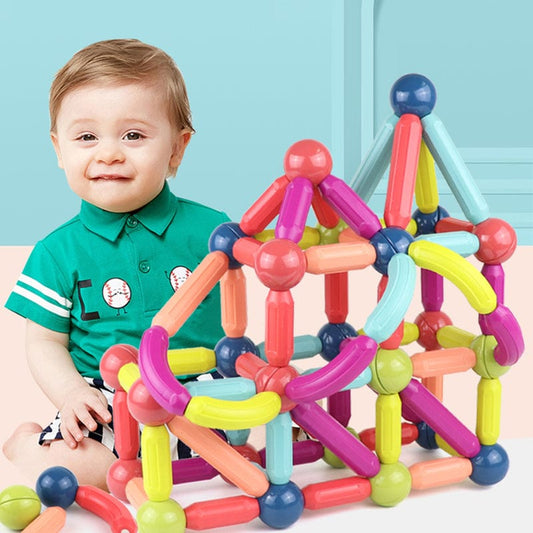 Baby Toys Magnetic Stick Building Blocks Game Magnets Children Set Kids Magnets For Children Magnetic Toy Bricks kids fashion novaa
