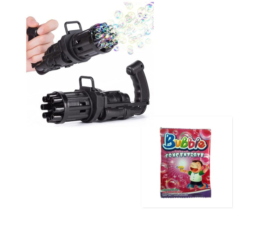 Kids Toy Bath Toys Bubble Gum Machine Toys For Kids Plastic Machine Gun Toy kids fashion novaa Black set