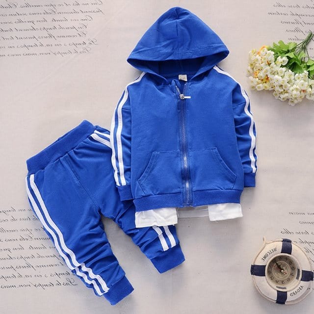 Baby kids sports suit kids fashion novaa Blue 100cm