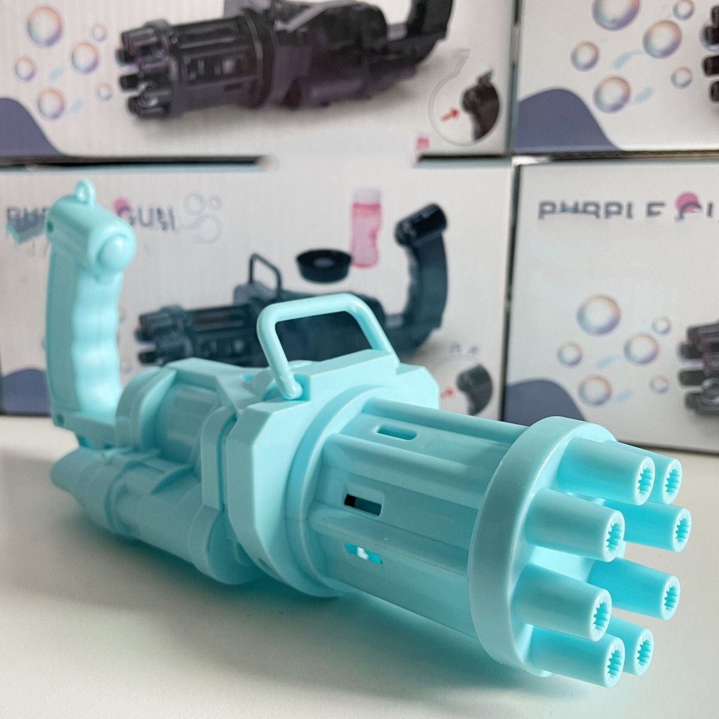 Kids Toy Bath Toys Bubble Gum Machine Toys For Kids Plastic Machine Gun Toy kids fashion novaa Blue