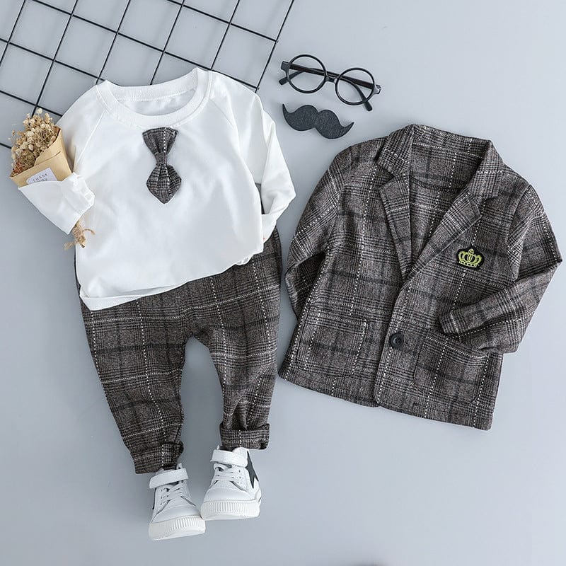British small suit children's suit gentleman three-piece suit kids fashion novaa