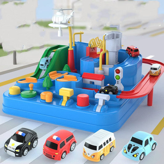 Cars Pass Through Big Adventure Parking Lot Rail Car Toy Car Track Kids Toy kids fashion novaa