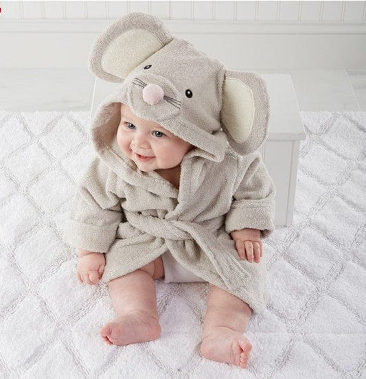 Children's Hooded Absorbent Animal-shaped Bathrobe kids fashion novaa