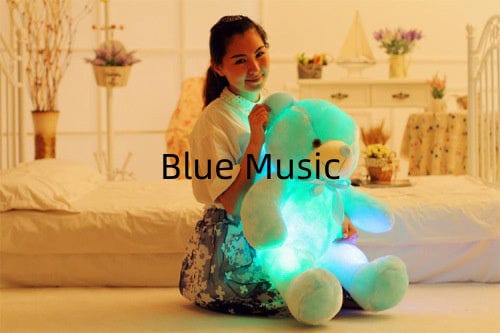 Creative Light Up LED Teddy Bear Stuffed Animals Plush Toy Colorful Glowing Christmas Gift For Kids Pillow kids fashion novaa