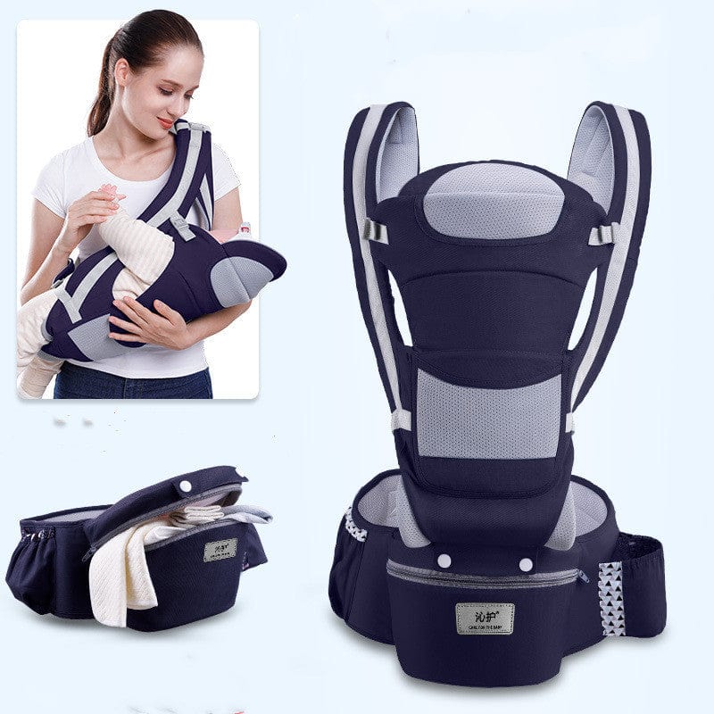 Multi-functional baby waist stool kids fashion novaa Dark blue