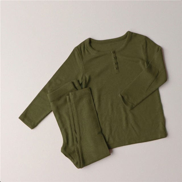 Baby Kids Pajamas Sets Girl Boy Sleepwear Suit Autumn Kids kids fashion novaa G 12and18 Months