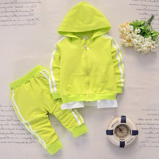 Baby kids sports suit kids fashion novaa Green 100cm