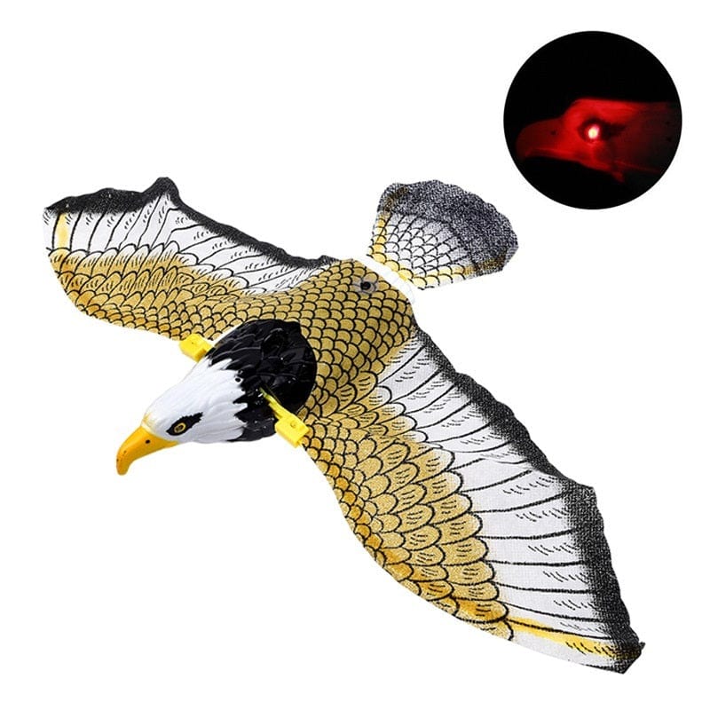 Simulation Bird Cat Interactive Pet Toys Hanging Eagle Flying Teasering Play Kitten Dog Toys Animals Cat Accessories Supplies kids fashion novaa Hanging eagle voice
