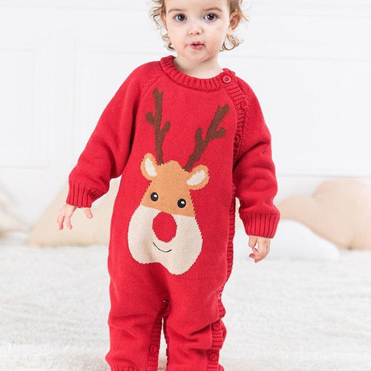 Newborn Baby Clothes Baby Crawling Clothes Thickening Out Baby Harness kids fashion novaa