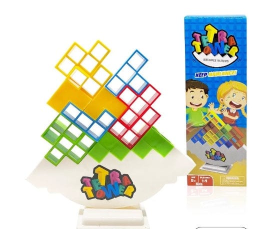 Balance Stacking Board Games Kids Adults Tower Block Toys For Family Parties Travel Games Boys Girls Puzzle Buliding Blocks Toy kids fashion novaa Portable 16blocks