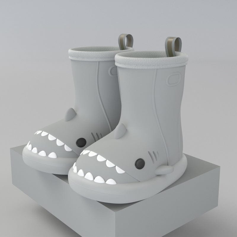 Shark Shoes Kids Rain Boots kids fashion novaa Pure grey Size140