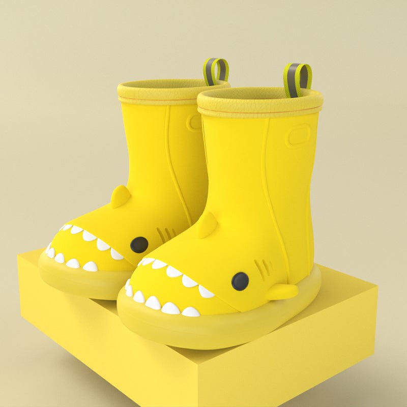 Shark Shoes Kids Rain Boots kids fashion novaa Pure yellow Size150