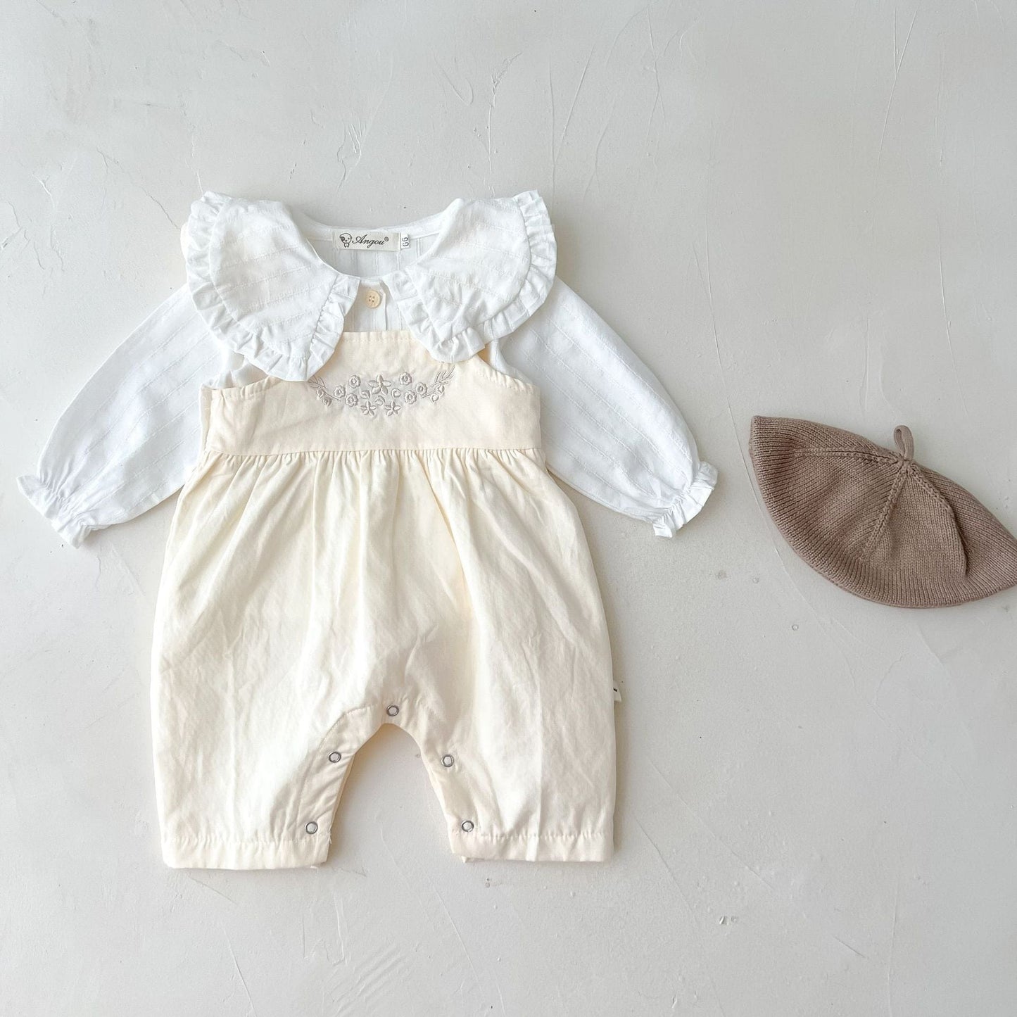 Baby Girl's Loose Adjustable Suspender Romper kids fashion novaa Set 100cm