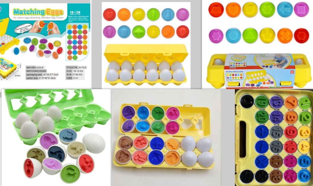 Baby Learning Educational Toy Smart Egg Toy Games Shape Matching Sorters Toys Montessori Eggs Toys For Kids Children kids fashion novaa Set