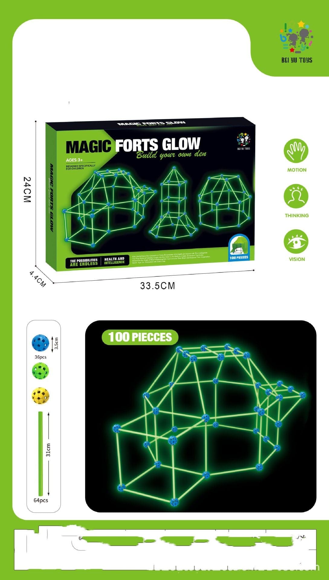 Fort Building Kit Construction Blocks Set Kids Toy Tents Fortress Builder Castles Tunnels Diy 3d Play House For Children Gift kids fashion novaa Style9