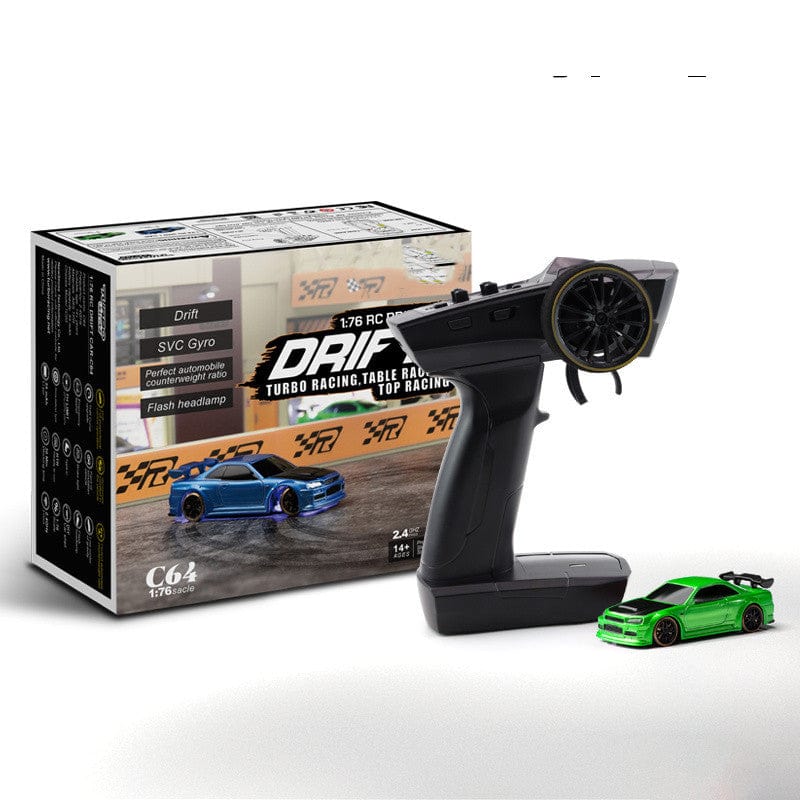 Turbo Racing 1vs76 C64 Drift RC Car With Gyro Radio Full Proportional Remote Control Toys RTR Kit For Kids And Adults kids fashion novaa