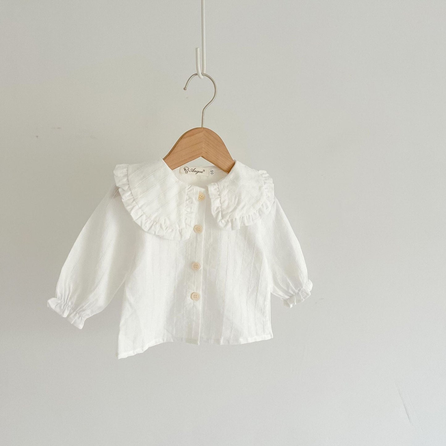 Baby Girl's Loose Adjustable Suspender Romper kids fashion novaa White Top 100cm