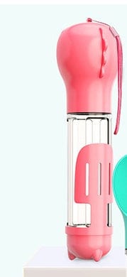 Pet Multi-functional Water Bottle pet Vismera 500ML Pink