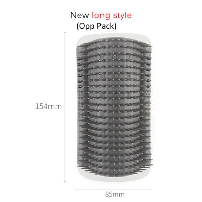 Cat Self-Grooming Brush Pet Wall Rubbing Device pet Vismera Big Gray