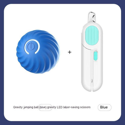 Pet Dog Rubber Ball Toys For Dogs Resistance To Bite Dog Chew Toys Puppy Pets Dogs Training Products pet Vismera Blue Ball Blue Scissors