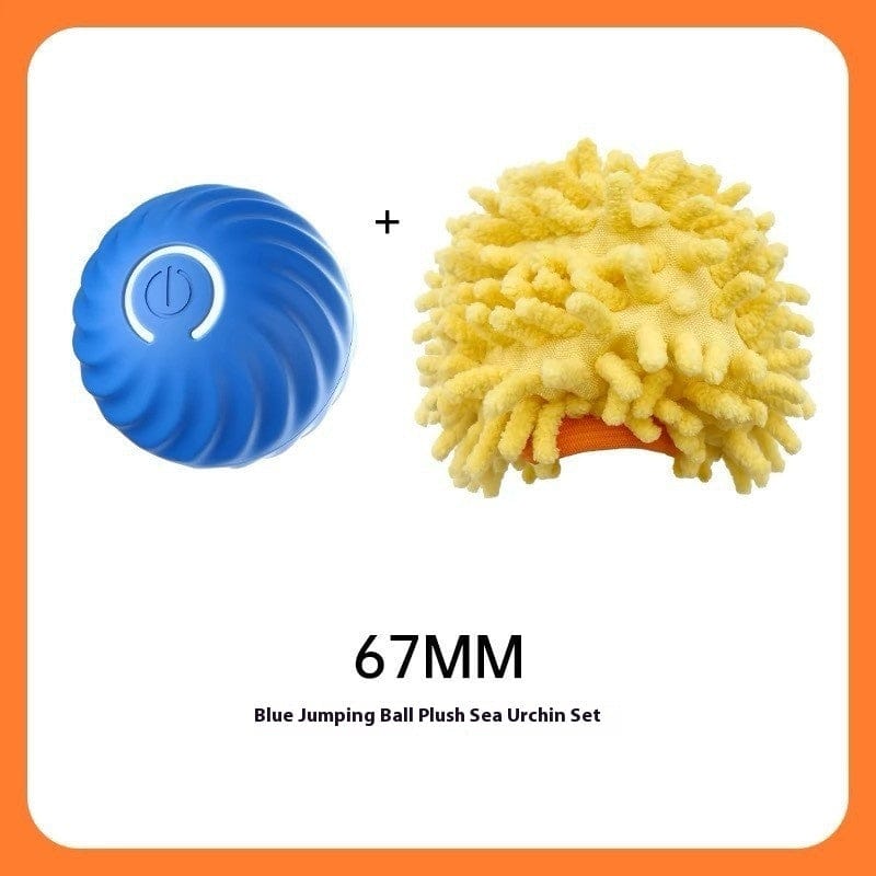 Pet Dog Rubber Ball Toys For Dogs Resistance To Bite Dog Chew Toys Puppy Pets Dogs Training Products pet Vismera Blue sea urchin sleeve 67mm