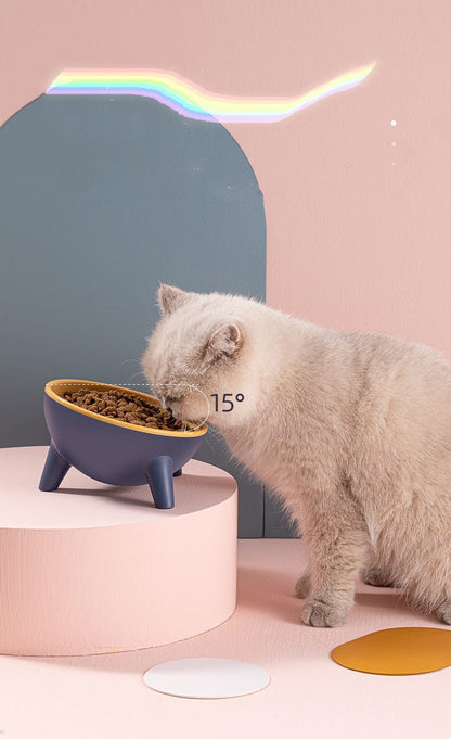 Cat Dog Bowl With Stand Pet Feeding Food Bowls Dogs Bunny Rabbit Nordic Color Feeder Product Supplies Pet Accessories pet Vismera