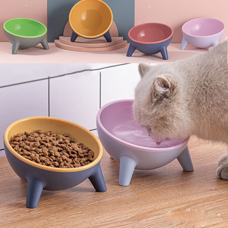 Cat Dog Bowl With Stand Pet Feeding Food Bowls Dogs Bunny Rabbit Nordic Color Feeder Product Supplies Pet Accessories pet Vismera