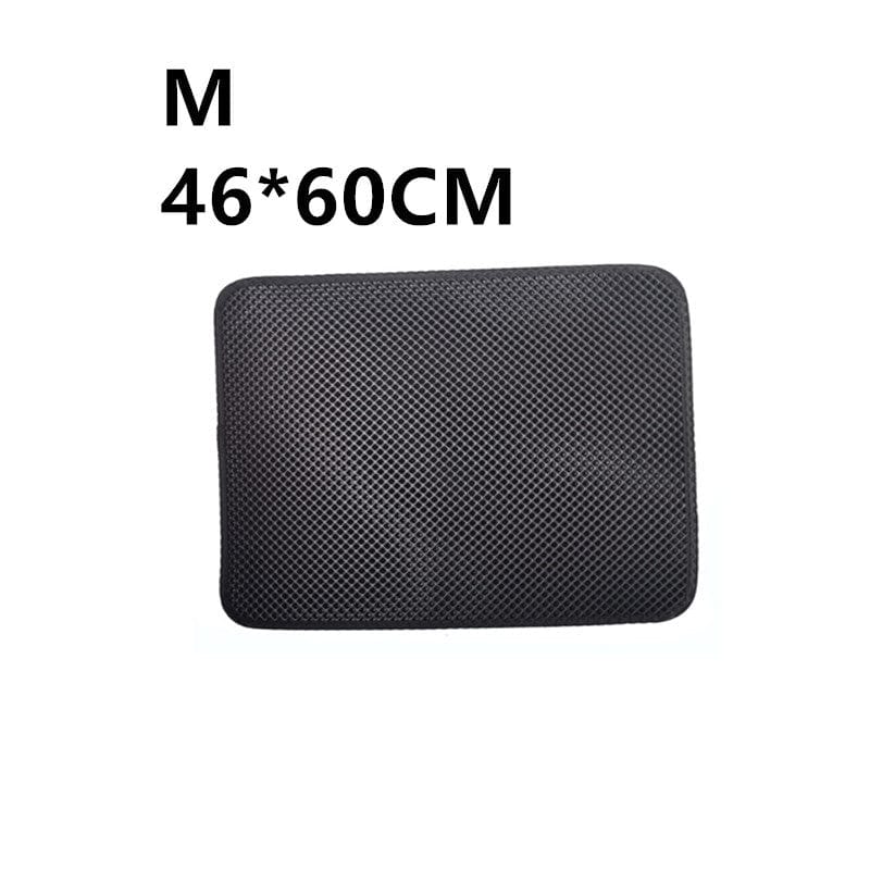 Double Layer Litter Cat Bed Pads Pet Cat Litter Mat Trapping Pets Litter Box Mat Pet Product Bed For Cats House Clean Mat pet Vismera