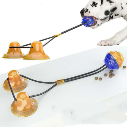 Suction Cup Pets Toys pet Vismera Drange blue