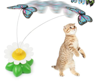 Electric Automatic Rotating Flower Pet Products pet Vismera
