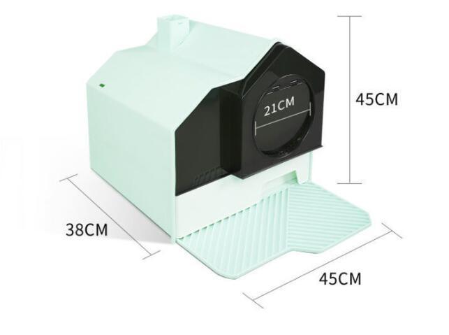 Fully Enclosed Household Anti-splash Drawer Type Odor-proof Cat Litter Box pet Vismera