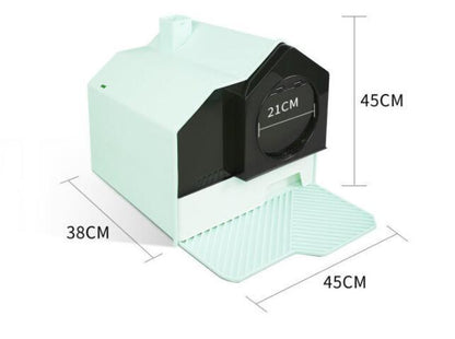 Fully Enclosed Household Anti-splash Drawer Type Odor-proof Cat Litter Box pet Vismera