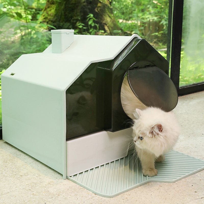 Fully Enclosed Household Anti-splash Drawer Type Odor-proof Cat Litter Box pet Vismera