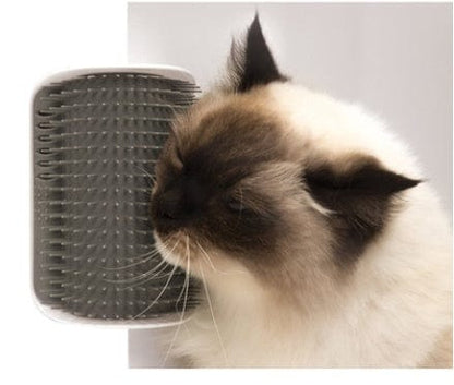 Cat Self-Grooming Brush Pet Wall Rubbing Device pet Vismera Gray