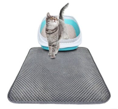Cat Litter Pad Honeycomb Cat Pad Waterproof Urine Proof Pad Pet Supplies pet Vismera Gray L
