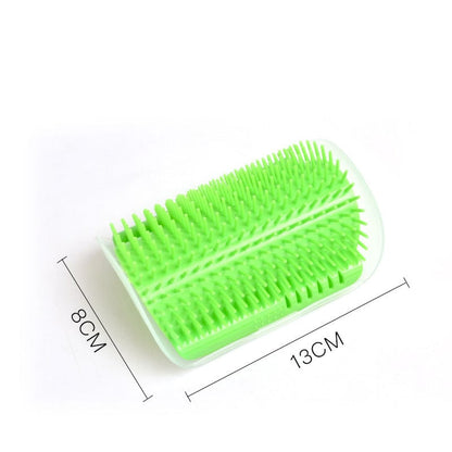 Cat Self-Grooming Brush Pet Wall Rubbing Device pet Vismera Green2