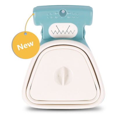 Dog Pet Travel Foldable Pooper Scooper With 1 Roll Decomposable bags Poop Scoop Clean Pick Up Excreta Cleaner Epacket Shipping pet Vismera GreenWhite L