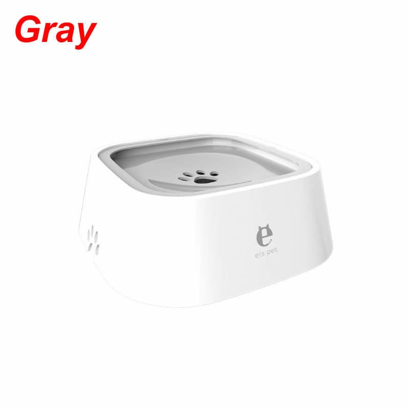 Portable Dog Bowl Pet Floating Bowl Splash-proof pet Vismera Grey