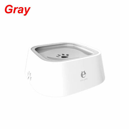Portable Dog Bowl Pet Floating Bowl Splash-proof pet Vismera Grey