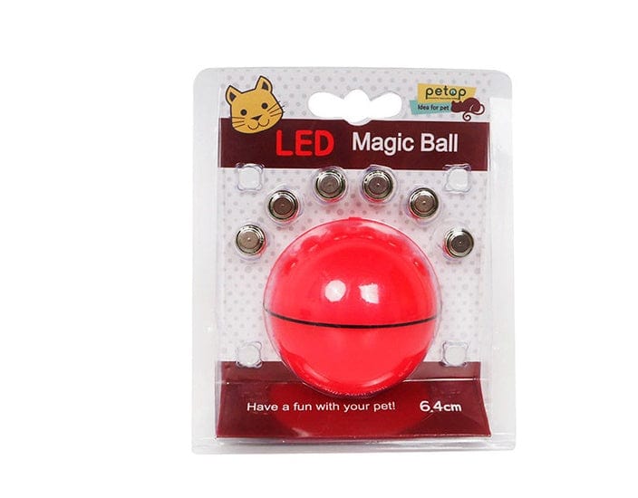 LED Laser Electronic Rolling Pet Funny Cat Toy Ball pet Vismera gules