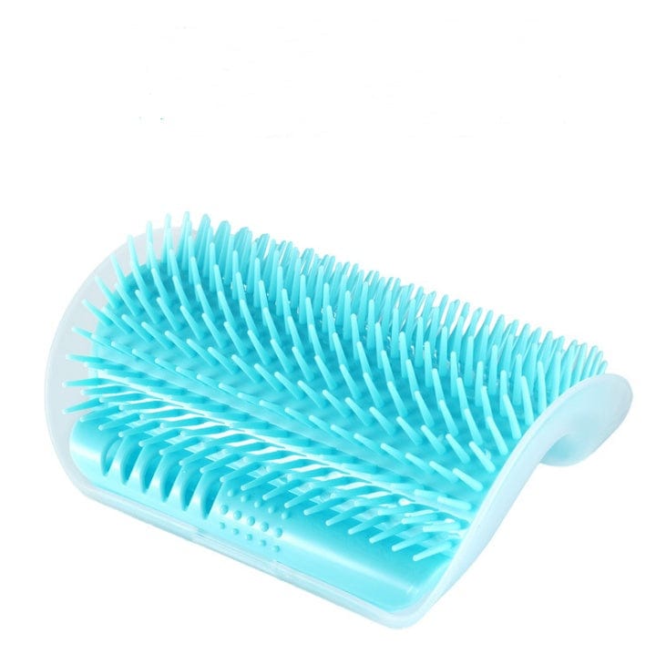 Cat Self-Grooming Brush Pet Wall Rubbing Device pet Vismera Lake blue