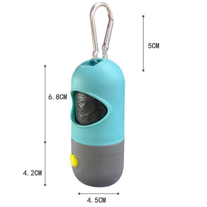 Led Light Pet Waste Bag Dispenser For Dogs Cats Dog Poop Scooper Bags Waste Bags Holder Dispensers Pet Clean Accessories pet Vismera