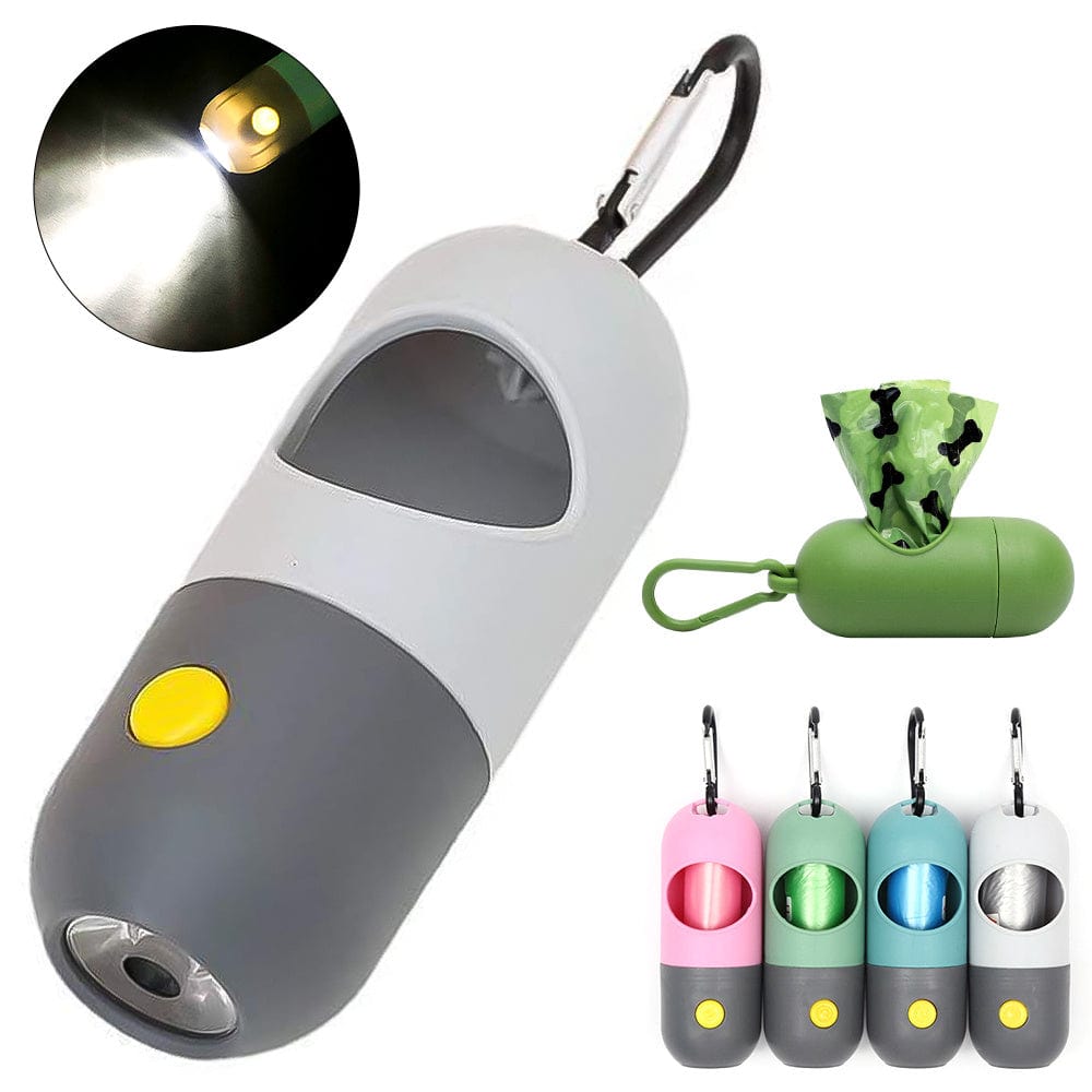 Led Light Pet Waste Bag Dispenser For Dogs Cats Dog Poop Scooper Bags Waste Bags Holder Dispensers Pet Clean Accessories pet Vismera